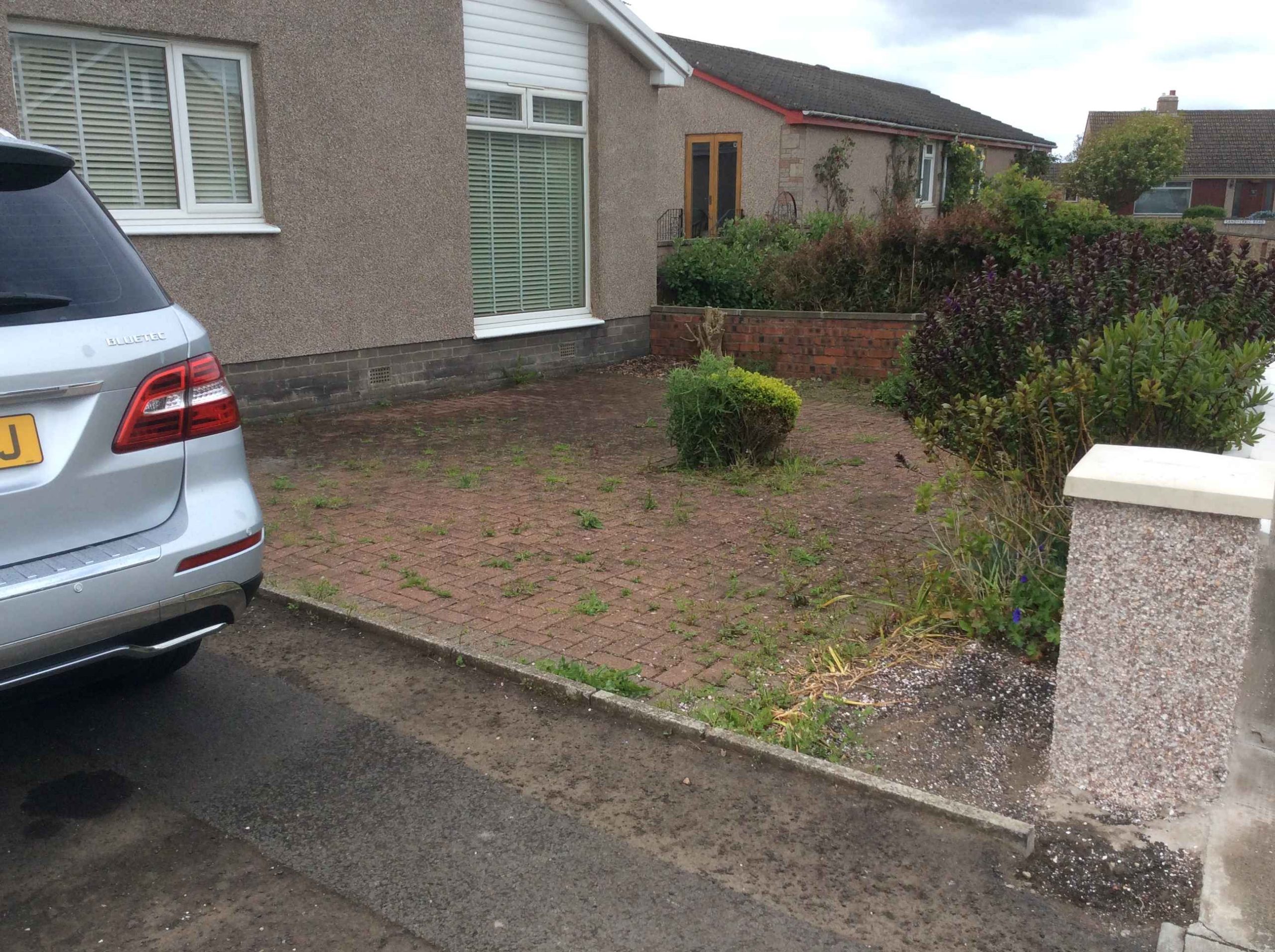 Before-Pittenweem drive and garden