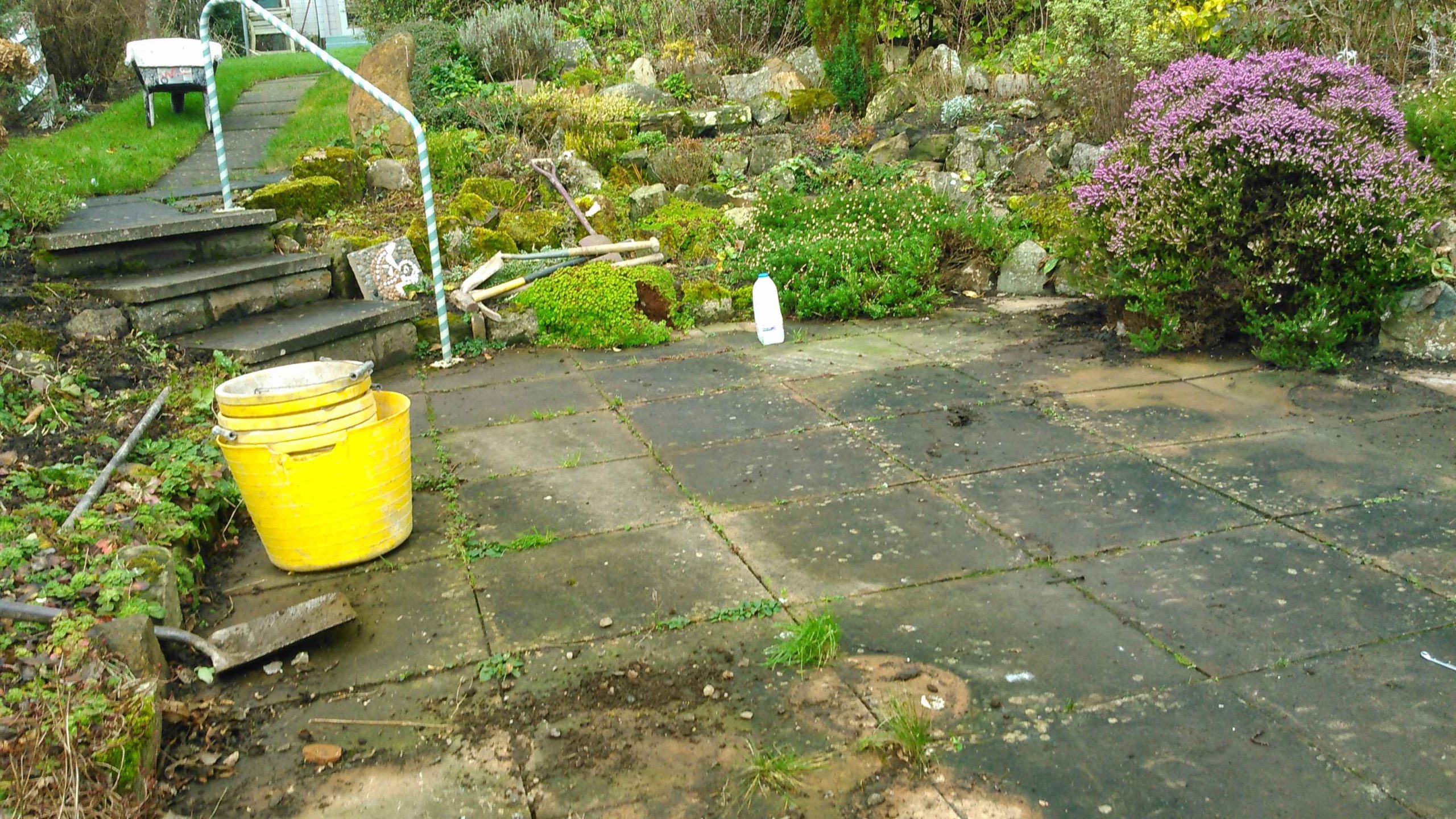 Before-Crail garden landscaping