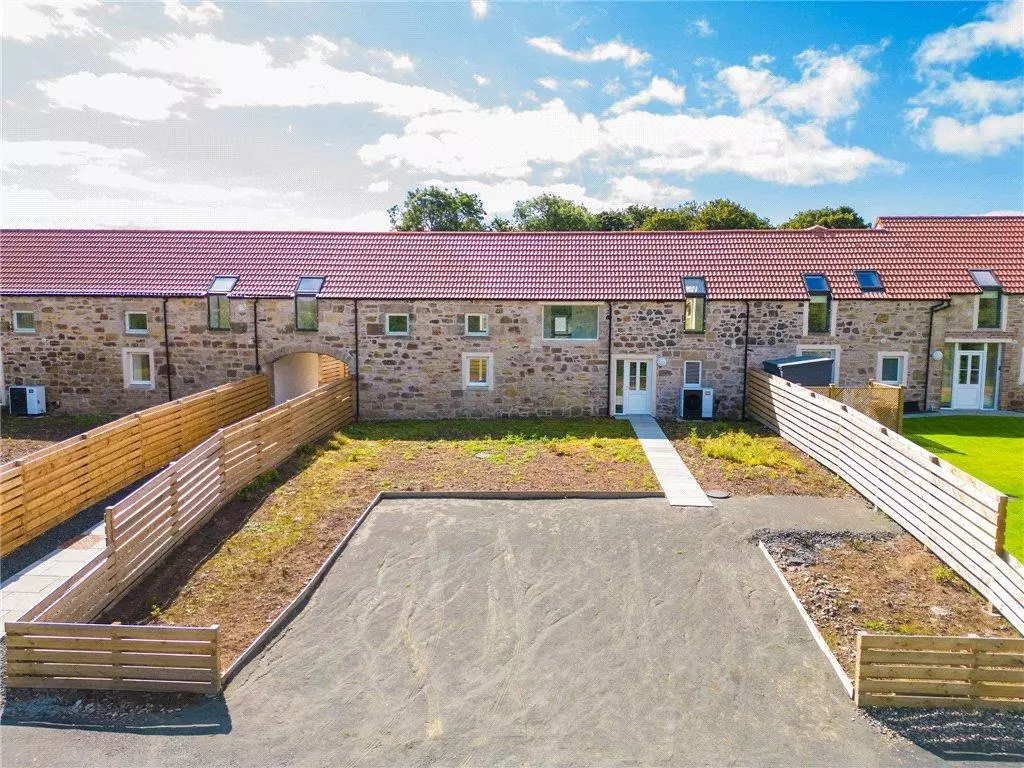 After-Kilconquhar steading landscape garden and drive