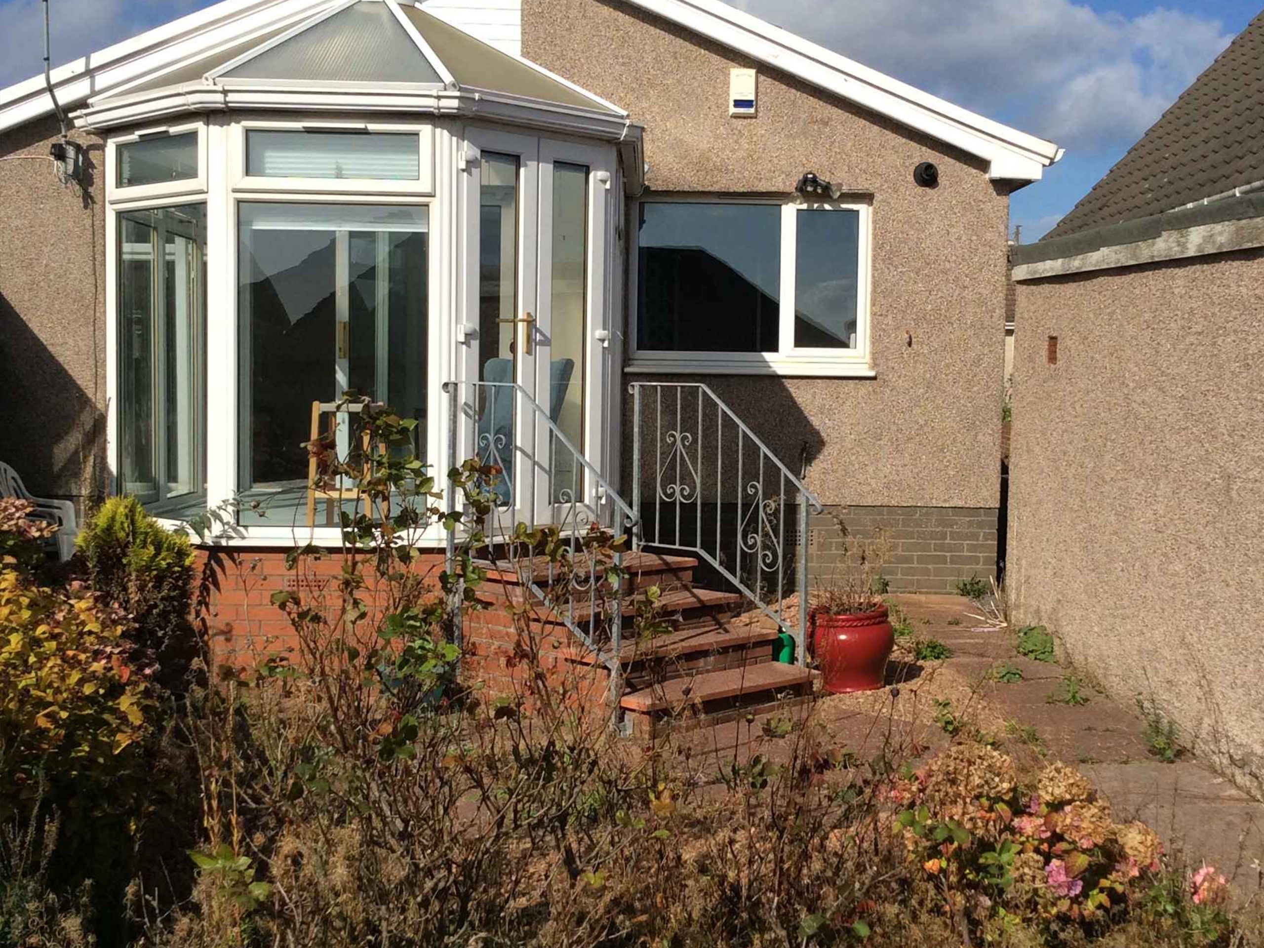 Before-Pittenweem back garden