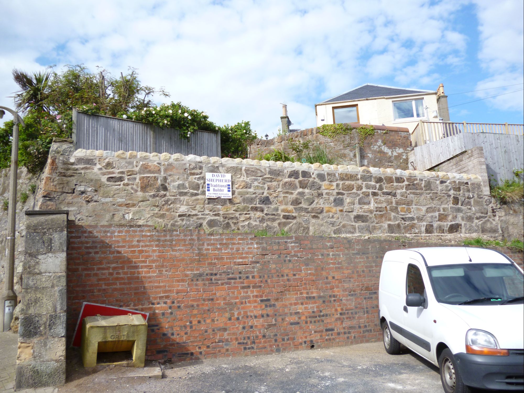 After-St. Monans Retaining Wall 
