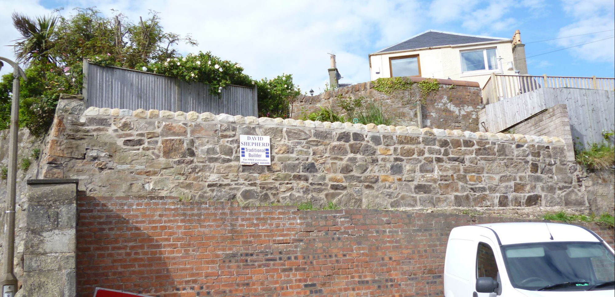 After-St. Monans Retaining Wall 